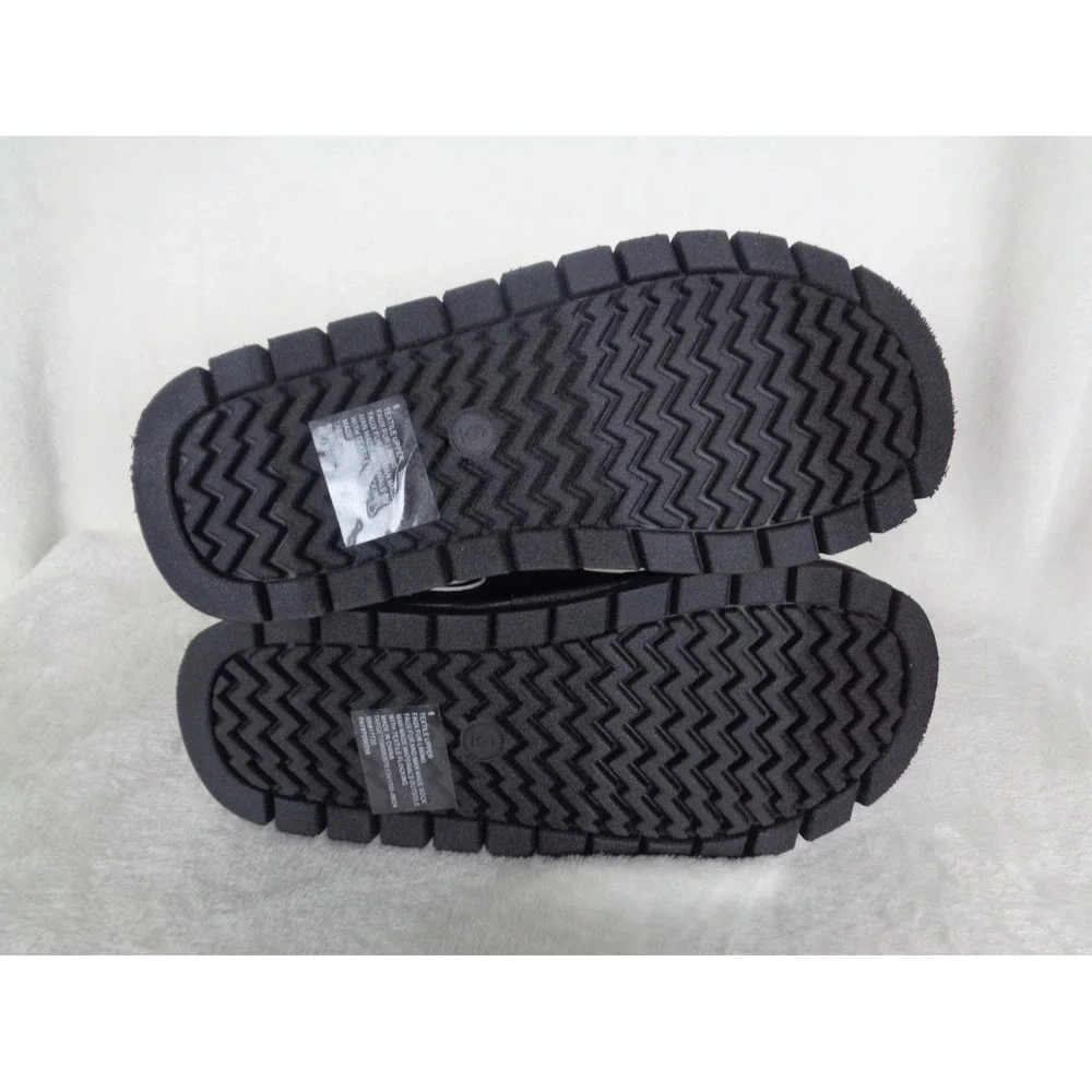Universal Thread May‎ Suede Boots Size 6 Black Shearling Lining Memory Foam